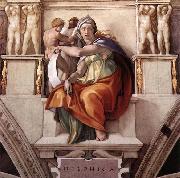 Michelangelo Buonarroti The Delphic Sibyl oil on canvas